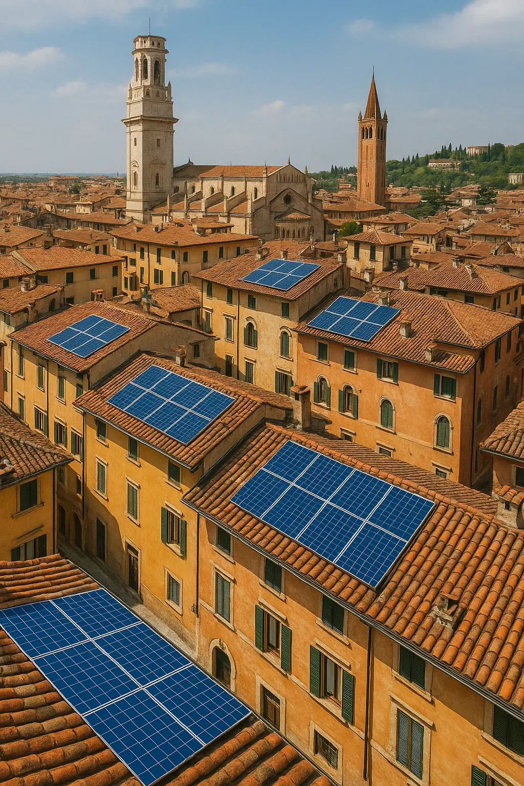 Fotovoltaico nei centri storici